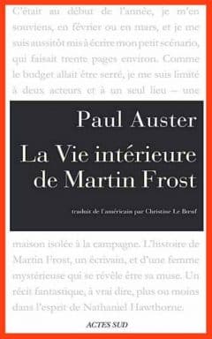 Paul Auster - La vie intérieure de Martin Frost